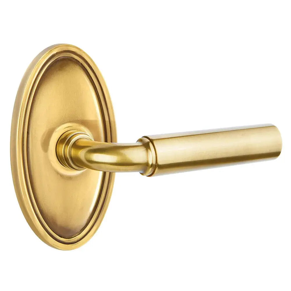 Emtek Manning Door Lever with Oval Rose by Emtek
