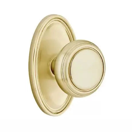 Emtek Norwich Door Knob with Oval Rose by Emtek