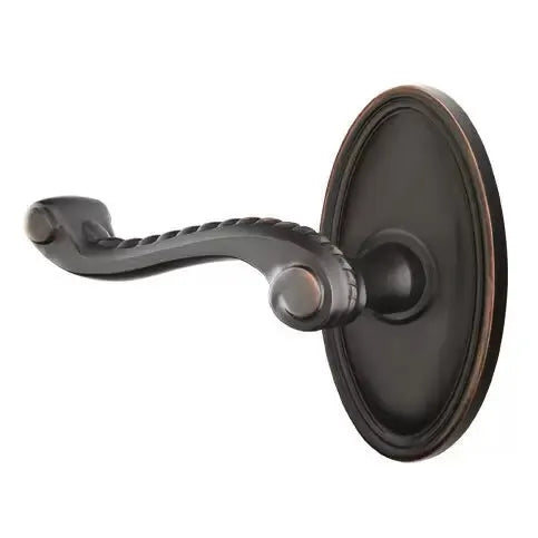 Emtek Rope Lever with Oval Rose by Emtek