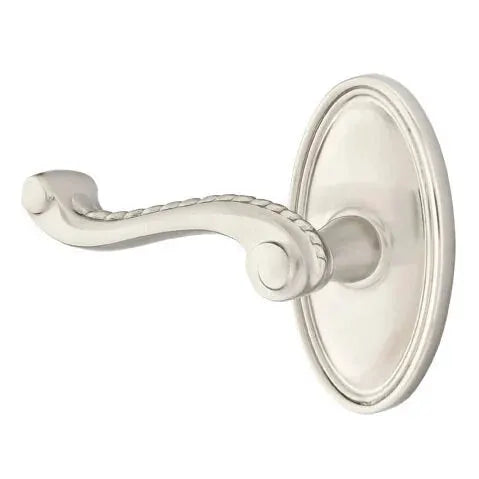 Emtek Rope Lever with Oval Rose by Emtek