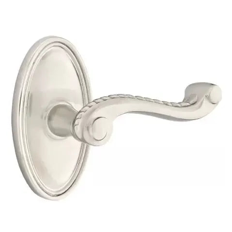 Emtek Rope Lever with Oval Rose by Emtek