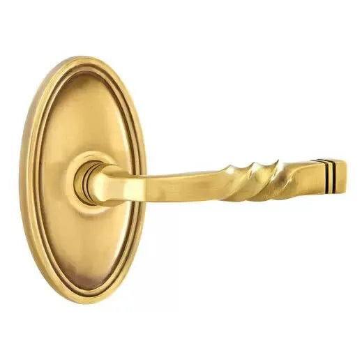 Emtek Sante Fe Lever with Oval Rose by Emtek