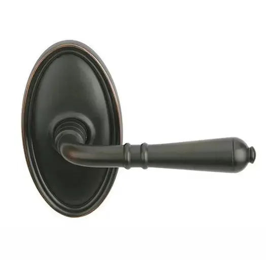 Emtek Turino Door Lever with Oval Rose by Emtek