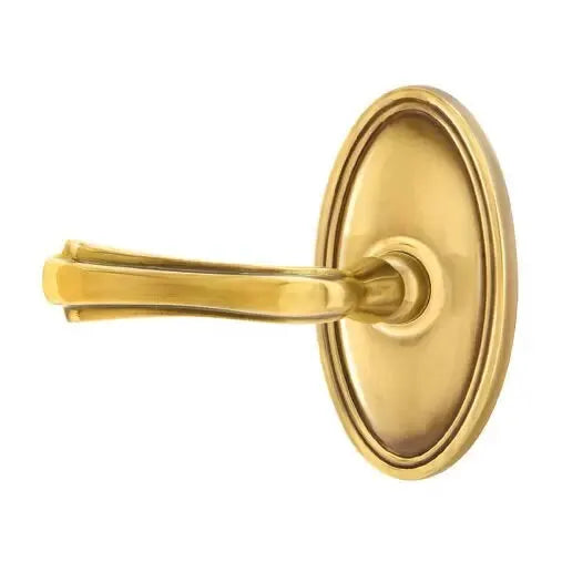 Emtek Wembley Lever with Oval Rose by Emtek