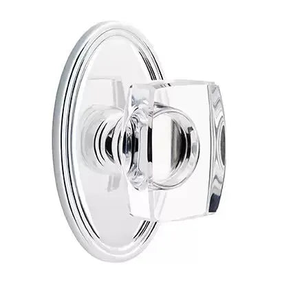 Emtek Windsor Door Knob with Oval Rose by Emtek