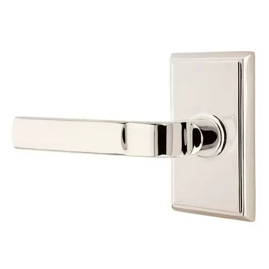 Emtek Aston Lever with Rectangular Rose by Emtek