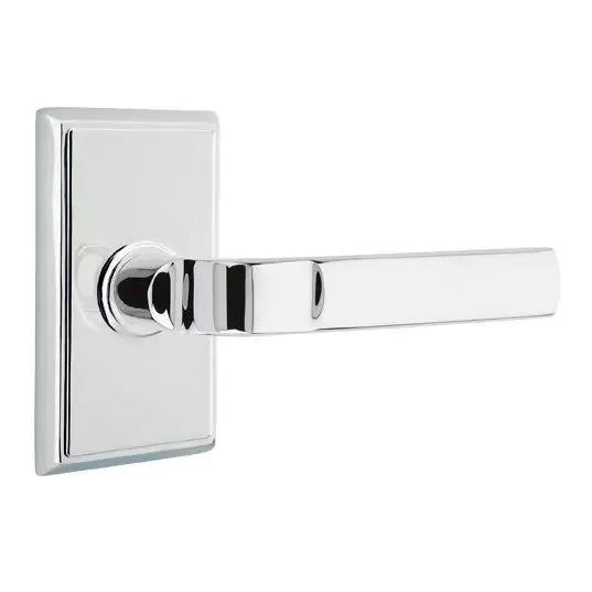 Emtek Aston Lever with Rectangular Rose by Emtek
