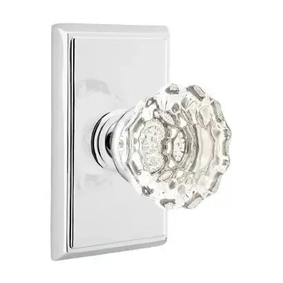 Emtek Astoria Door Knob with Rectangular Rose by Emtek