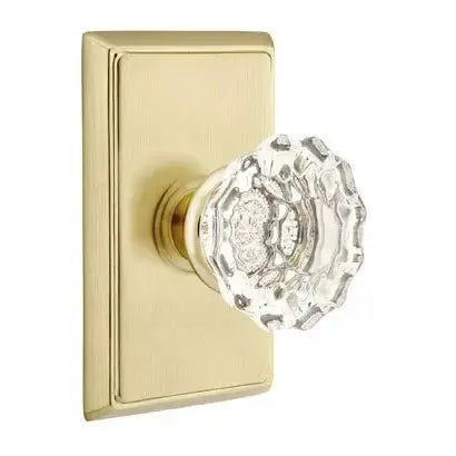 Emtek Astoria Door Knob with Rectangular Rose by Emtek