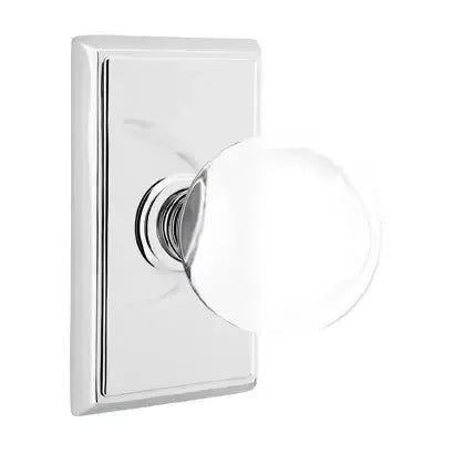 Emtek Bristol Door Knob with Rectangular Rose by Emtek