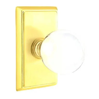 Emtek Bristol Door Knob with Rectangular Rose by Emtek