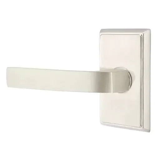 Emtek Breslin Lever with Rectangular Rose by Emtek