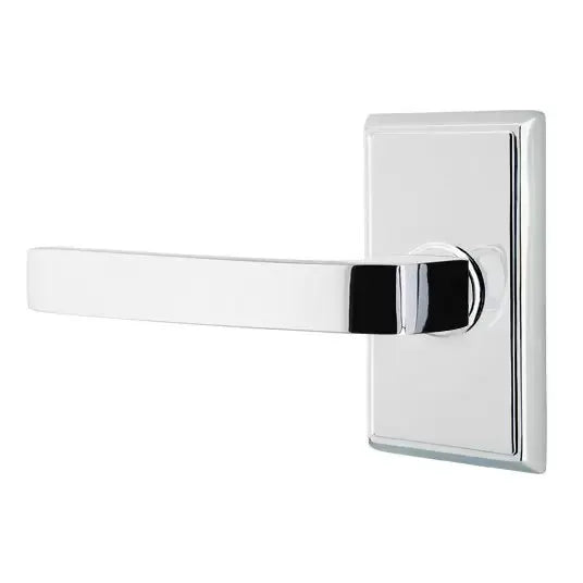 Emtek Breslin Lever with Rectangular Rose by Emtek