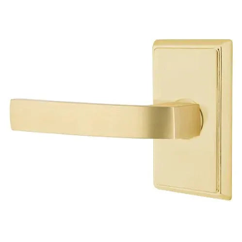 Emtek Breslin Lever with Rectangular Rose by Emtek