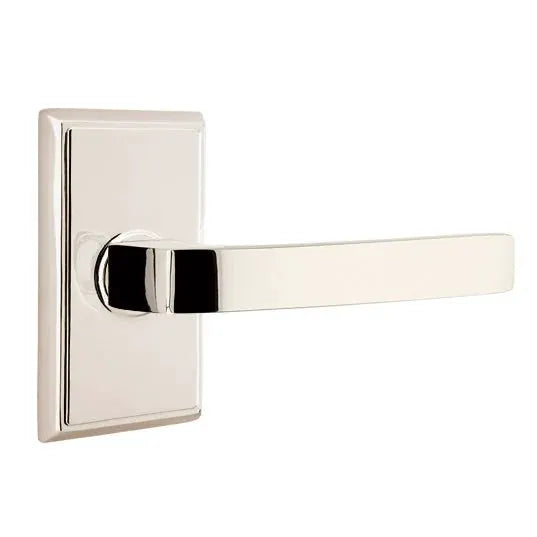 Emtek Breslin Lever with Rectangular Rose by Emtek