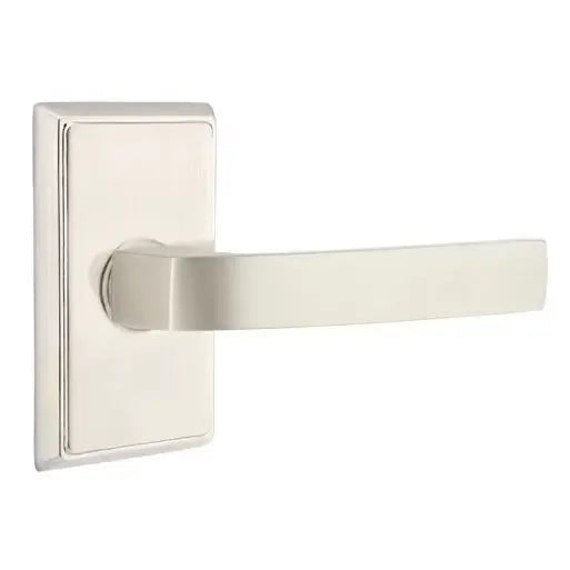 Emtek Breslin Lever with Rectangular Rose by Emtek