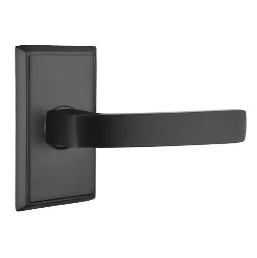 Emtek Breslin Lever with Rectangular Rose by Emtek
