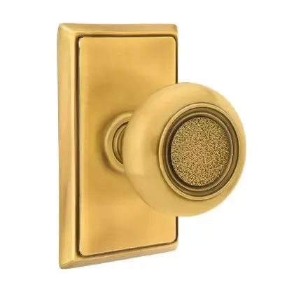 Emtek Belmont Knob with Rectangular Rose by Emtek