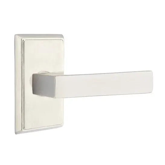 Emtek Dumont Lever with Rectangular Rose by Emtek