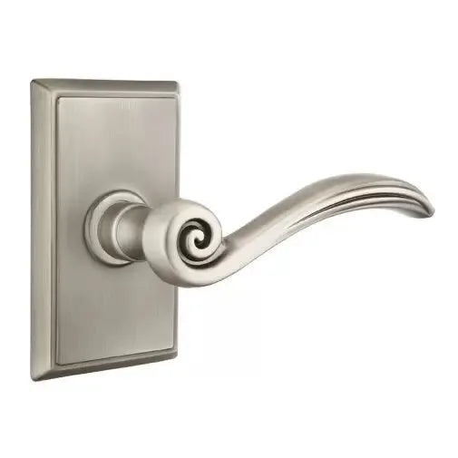 Emtek Elan Lever with Rectangular Rose by Emtek