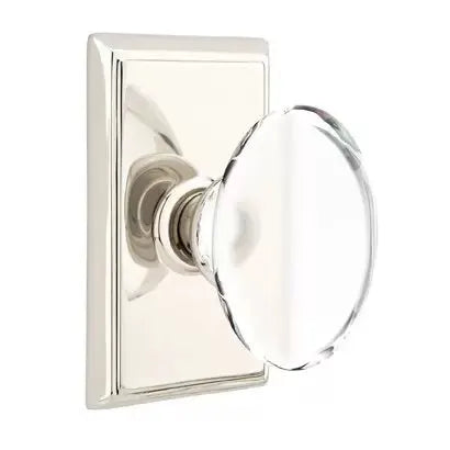 Emtek Hampton Door Knob with Rectangular Rose by Emtek