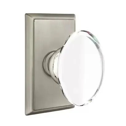 Emtek Hampton Door Knob with Rectangular Rose by Emtek