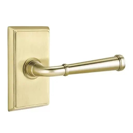 Emtek Merrimack Lever with Rectangular Rose by Emtek
