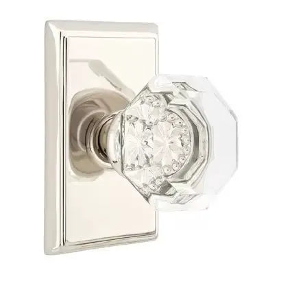 Emtek Old Town Door Knob with Rectangular Rose by Emtek