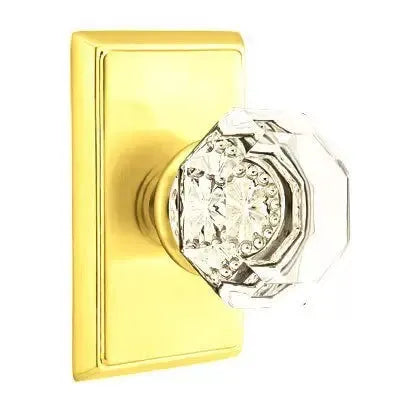 Emtek Old Town Door Knob with Rectangular Rose by Emtek