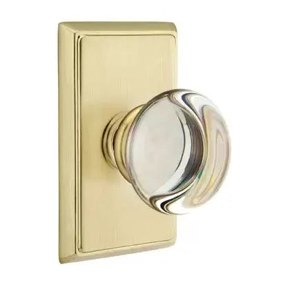 Emtek Providence Door Knob with Rectangular Rose by Emtek