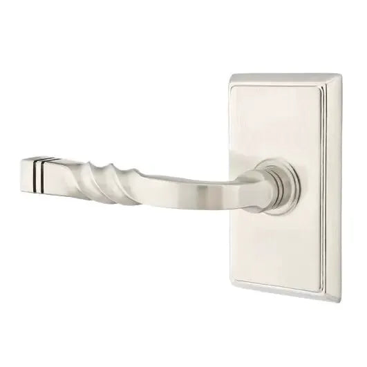Emtek Sante Fe Lever with Rectangular Rose by Emtek