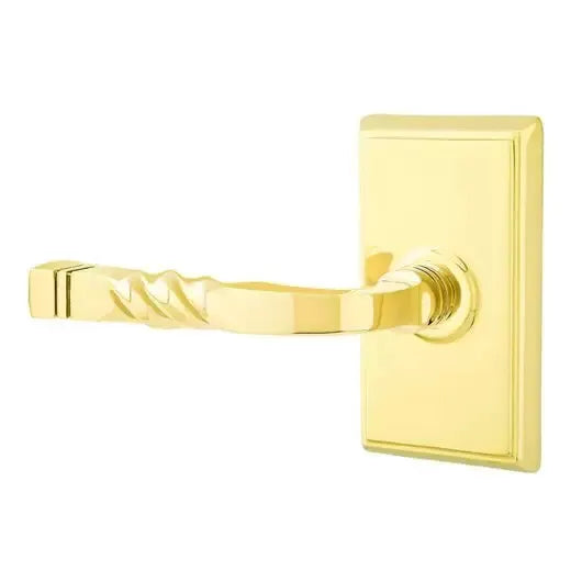 Emtek Sante Fe Lever with Rectangular Rose by Emtek