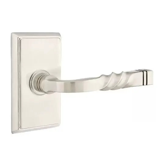 Emtek Sante Fe Lever with Rectangular Rose by Emtek