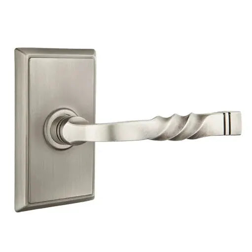 Emtek Sante Fe Lever with Rectangular Rose by Emtek