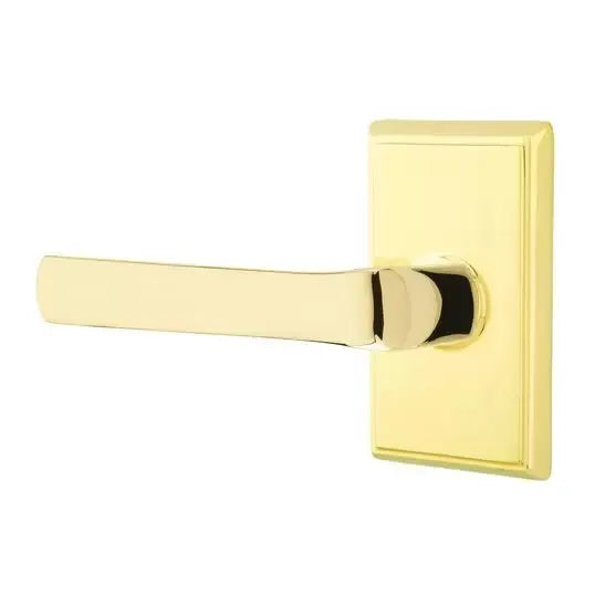 Emtek Spencer Lever with Rectangular Rose by Emtek