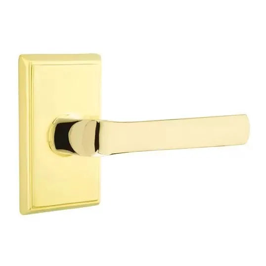 Emtek Spencer Lever with Rectangular Rose by Emtek