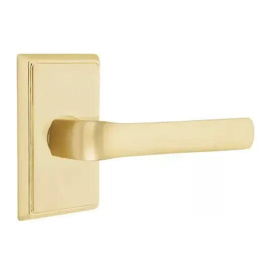 Emtek Spencer Lever with Rectangular Rose by Emtek