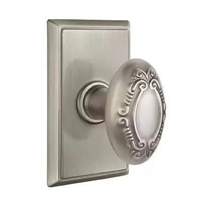 Emtek Victoria Knob with Rectangular Rose by Emtek