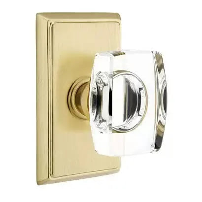 Emtek Windsor Door Knob with Rectangular Rose by Emtek