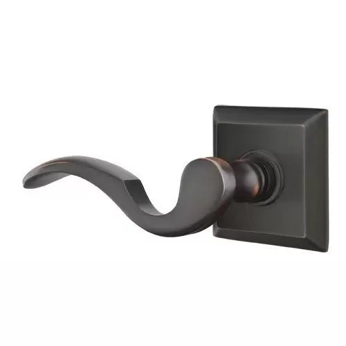 Emtek Cortina Door Lever with Quincy Rose by Emtek