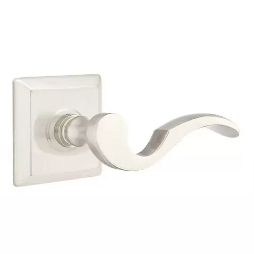 Emtek Cortina Door Lever with Quincy Rose by Emtek