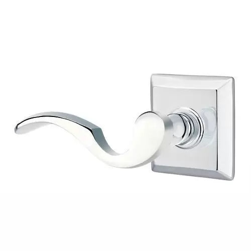 Emtek Cortina Door Lever with Quincy Rose by Emtek