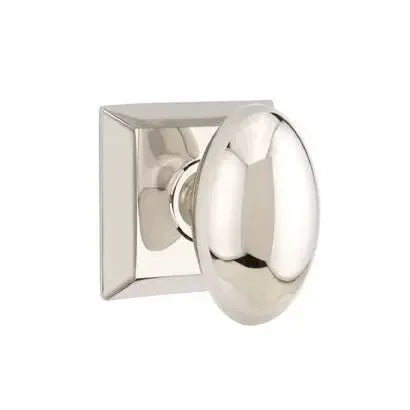 Emtek Egg Door Knob with Quincy Rose by Emtek