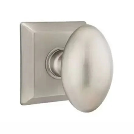 Emtek Egg Door Knob with Quincy Rose by Emtek