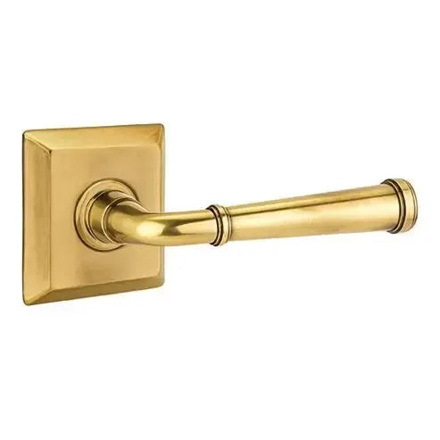 Emtek Merrimack Lever with Quincy Rose by Emtek