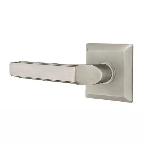 Emtek Milano Door Lever with Quincy Rose by Emtek
