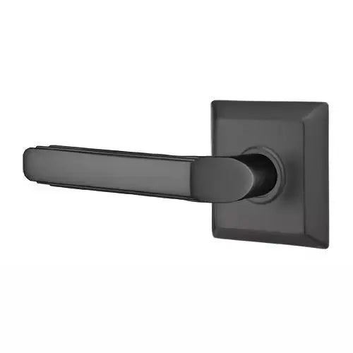 Emtek Milano Door Lever with Quincy Rose by Emtek