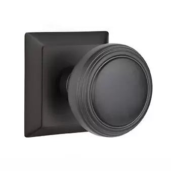 Emtek Norwich Door Knob with Quincy Rose by Emtek