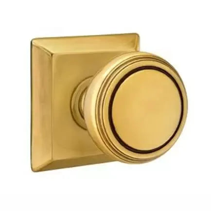 Emtek Norwich Door Knob with Quincy Rose by Emtek