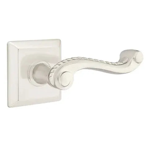 Emtek Rope Lever with Quincy Rose by Emtek